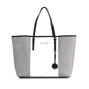 Michael Kors Jet Set Medium Tri-Color Travel Tote